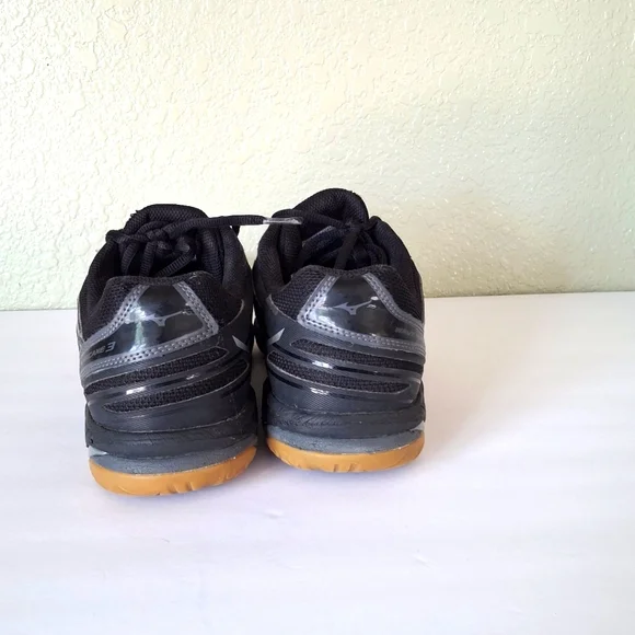Mizuno Wave Hurrican Black Size 10 Volleyball No Marking Trainer Sneakers - Picture 2 of 6